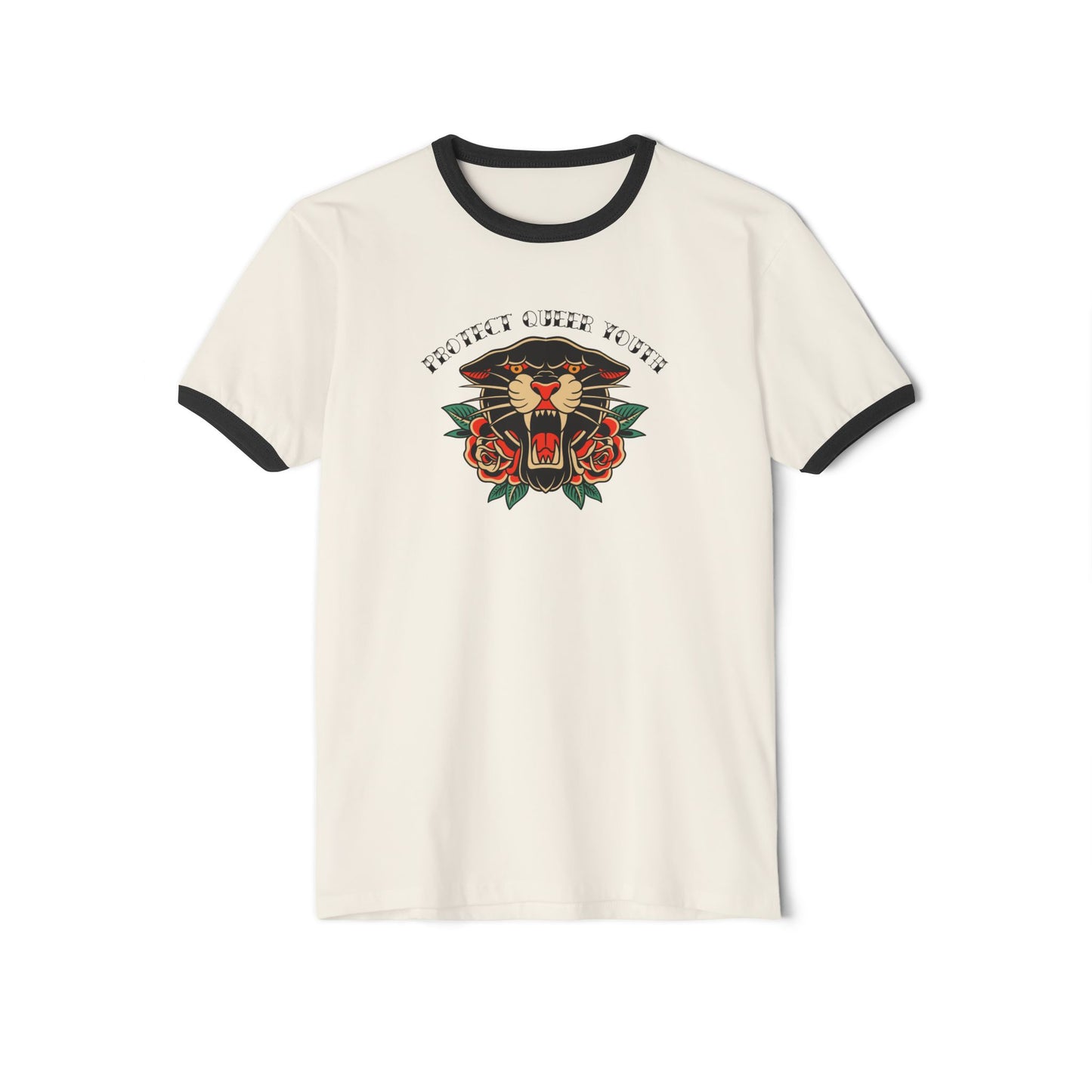 Protect Queer Youth LGBTQ Tattoo Style Unisex T-Shirt