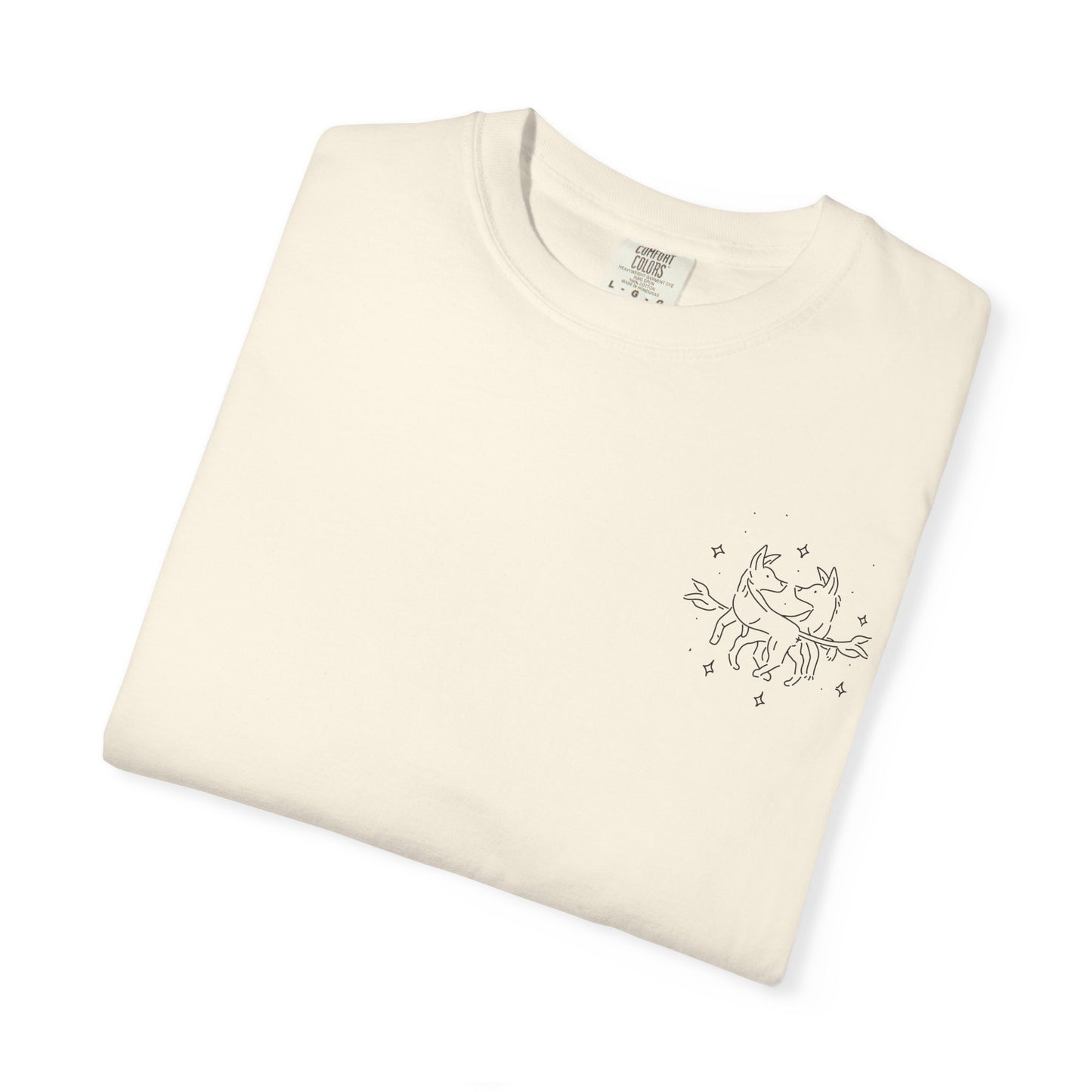 Gemini Dog Zodiac Comfort Colors T-Shirt