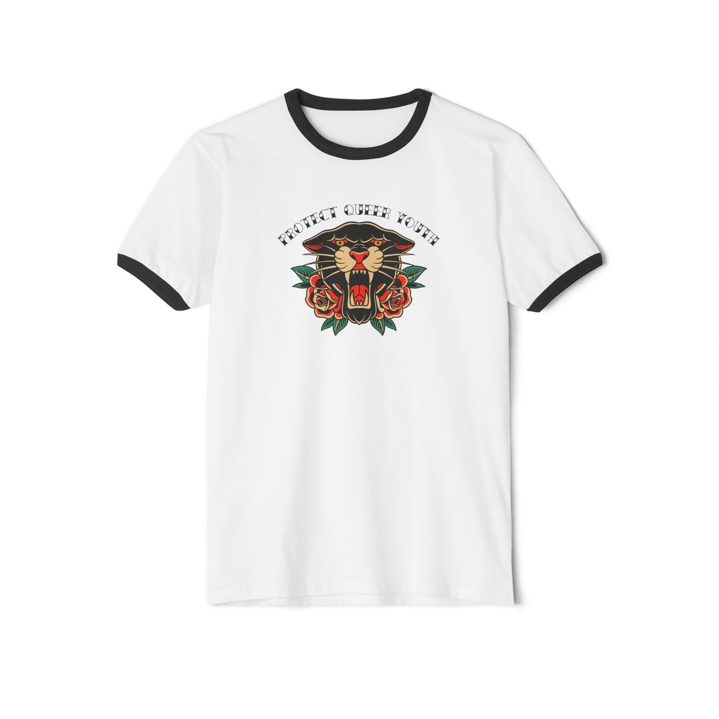 Protect Queer Youth LGBTQ Tattoo Style Unisex T-Shirt