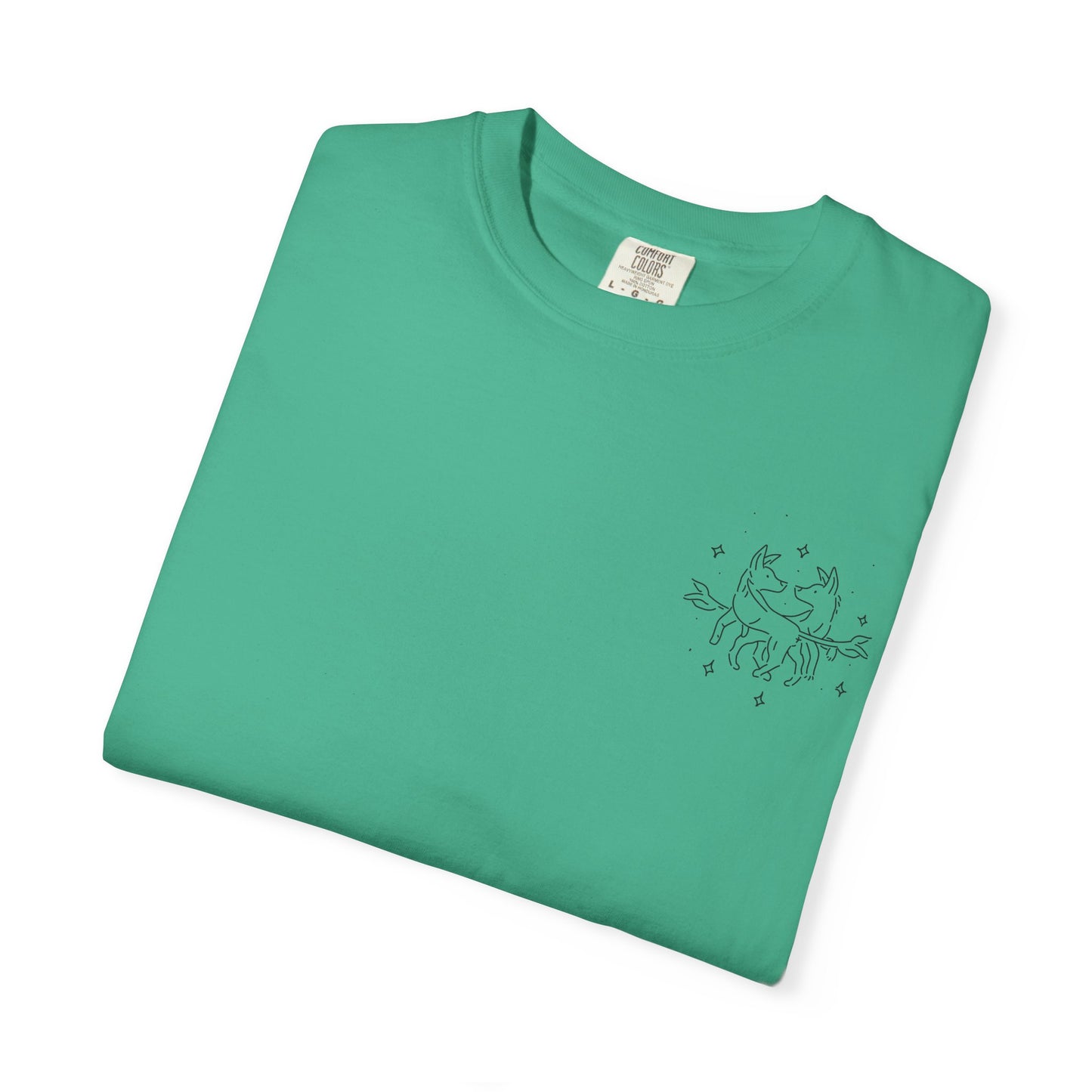 Gemini Dog Zodiac Comfort Colors T-Shirt