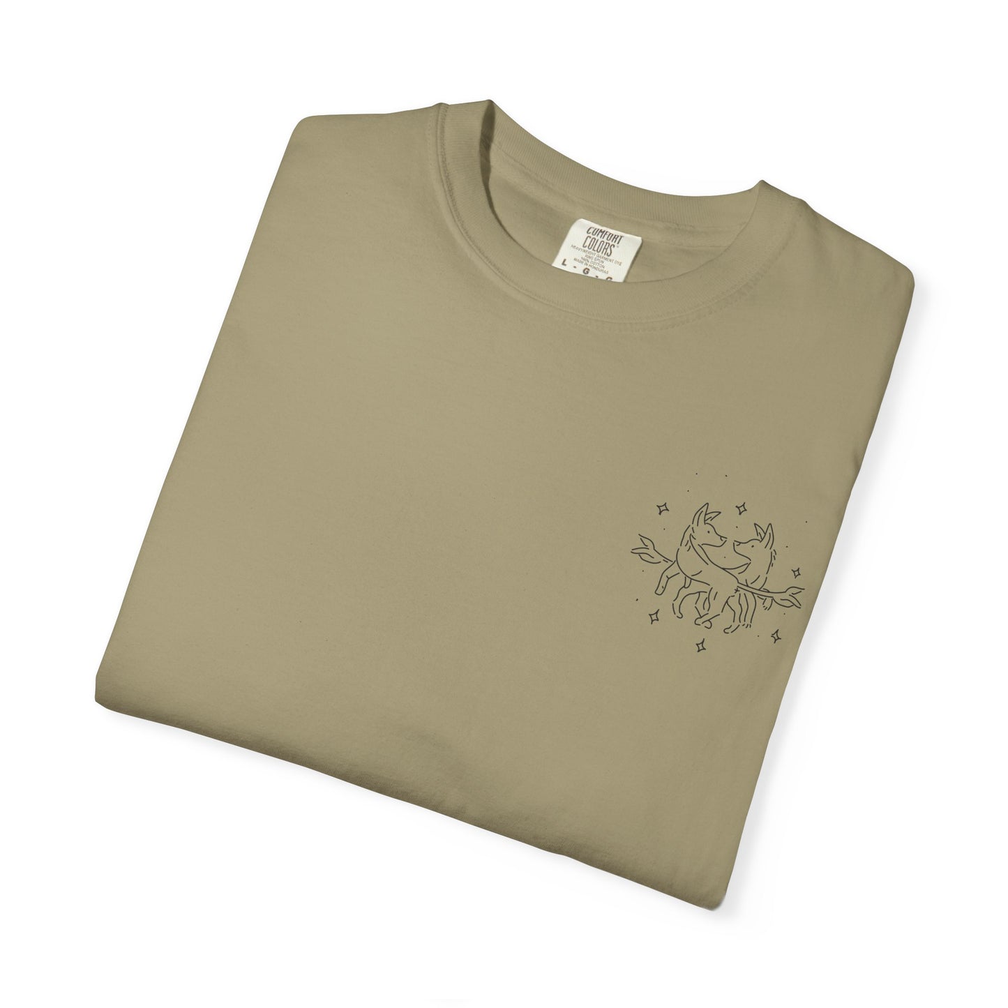 Gemini Dog Zodiac Comfort Colors T-Shirt