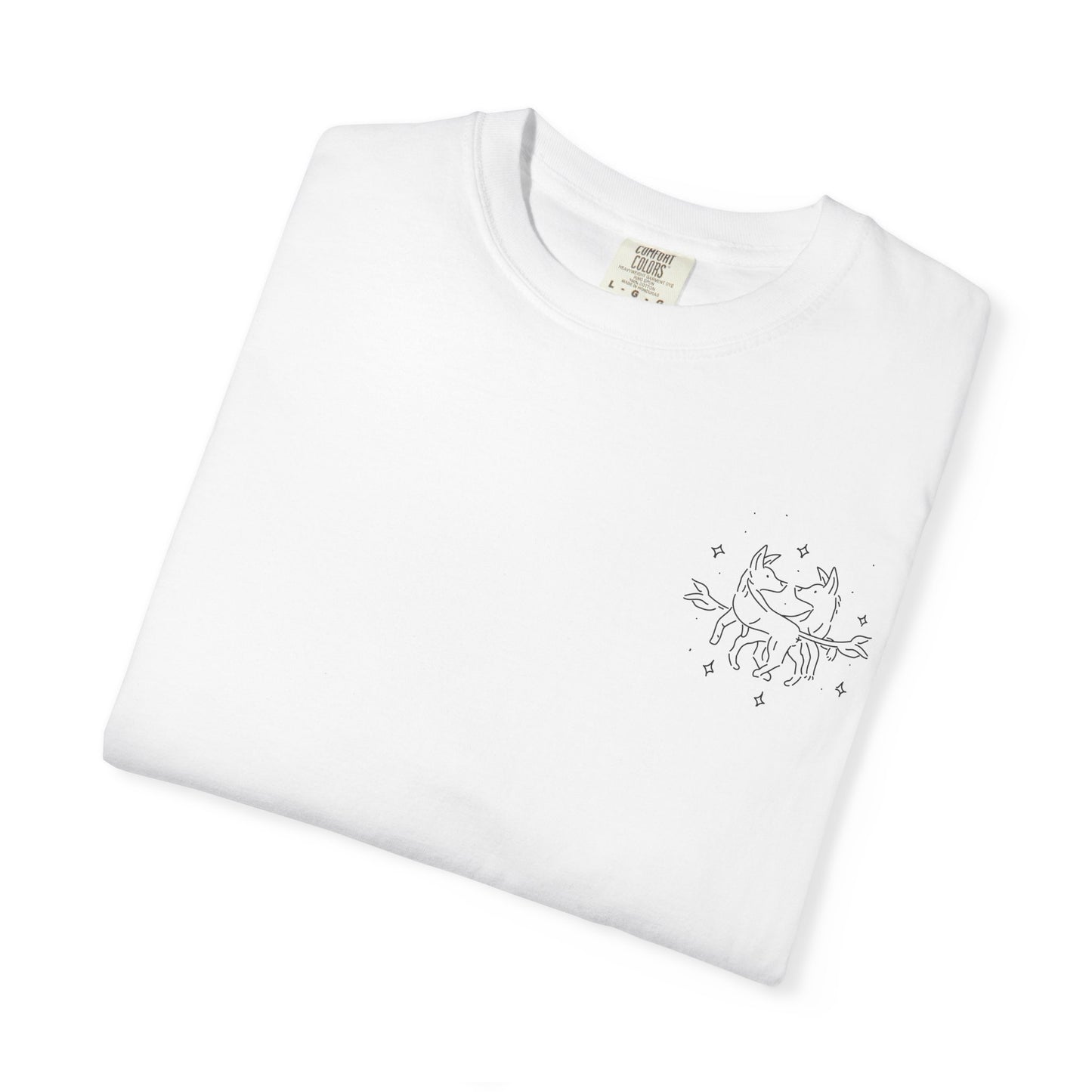 Gemini Dog Zodiac Comfort Colors T-Shirt