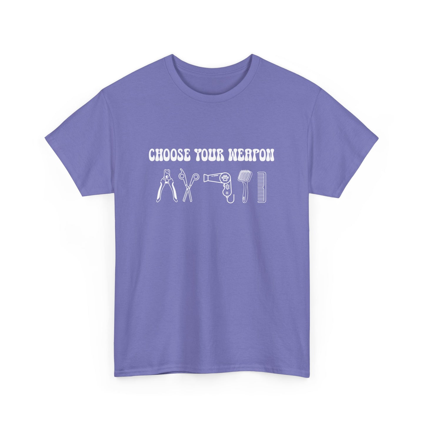 Choose Your Weapon Dog Groomer Unisex Gildan T-shirt