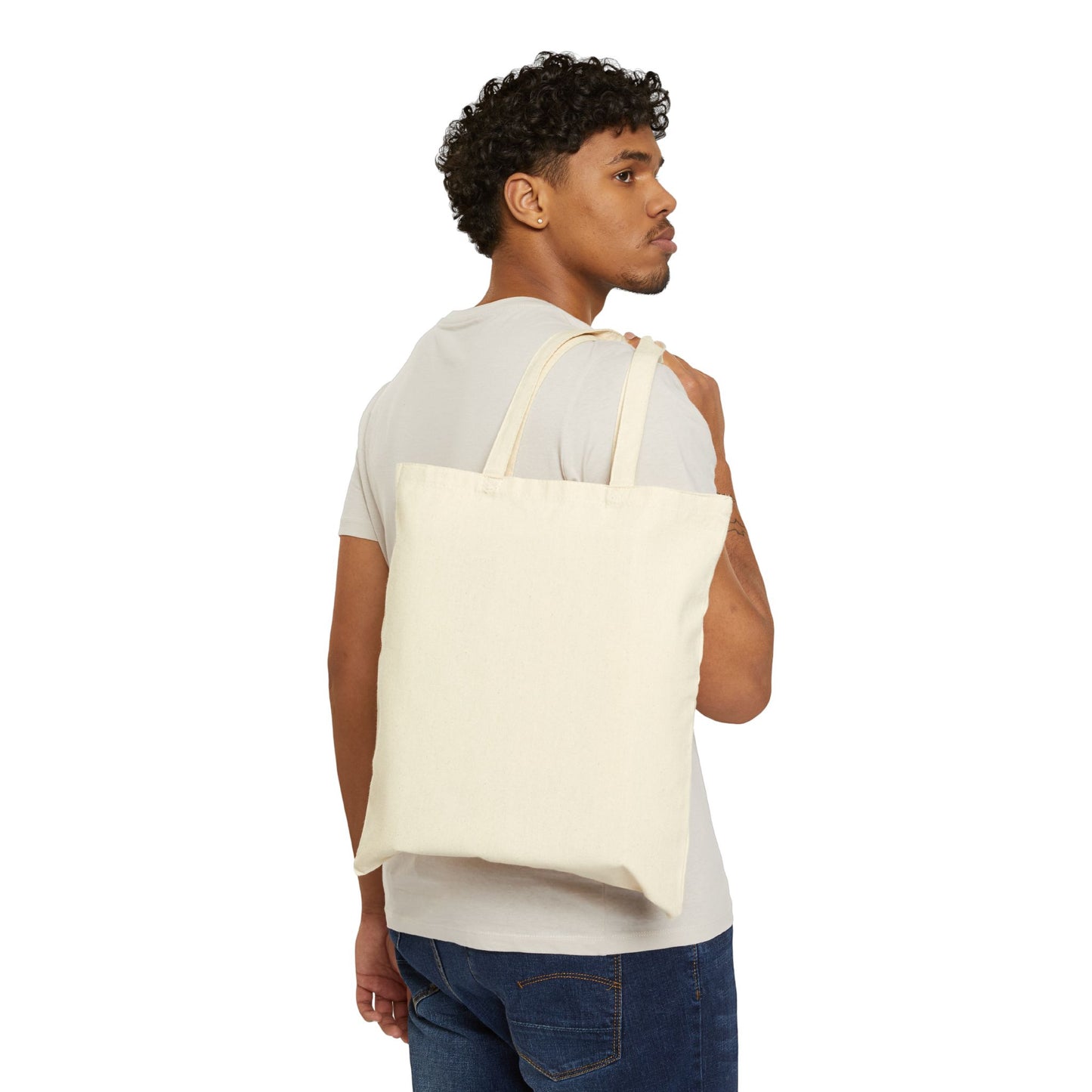 Gemini Dog Zodiac Canvas Tote Bag