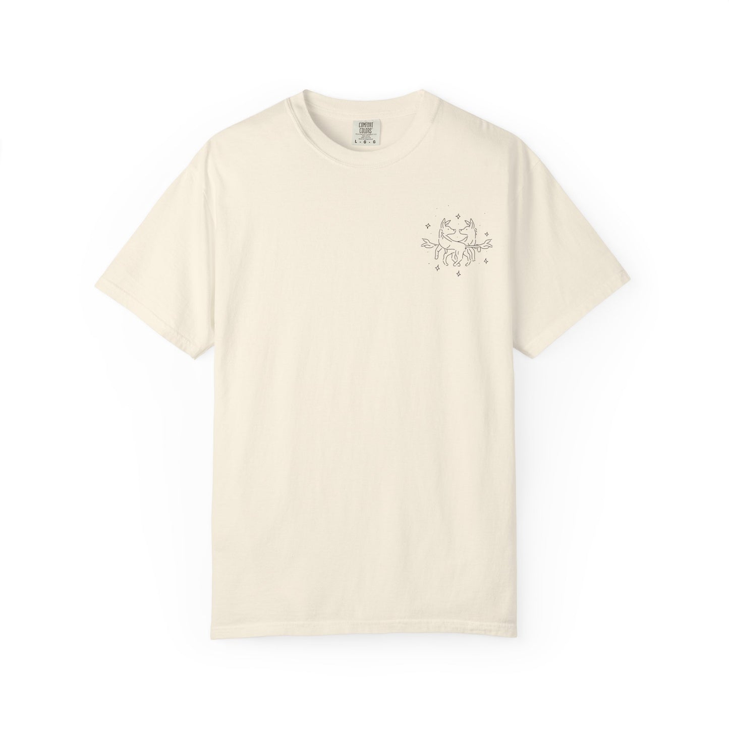 Gemini Dog Zodiac Comfort Colors T-Shirt