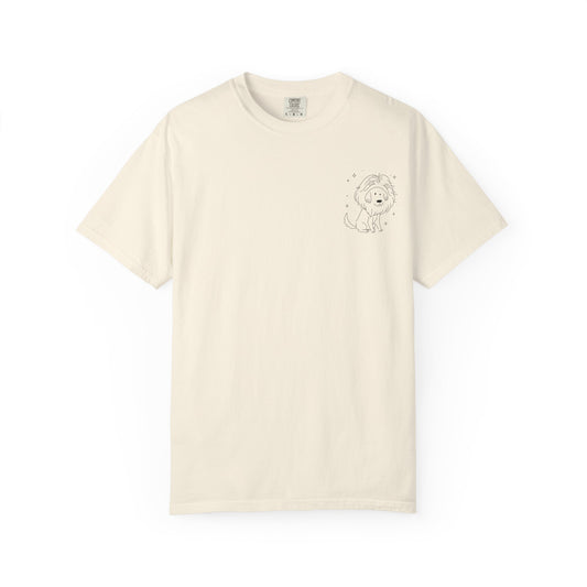 Leo Dog Zodiac Comfort Colors T-Shirt