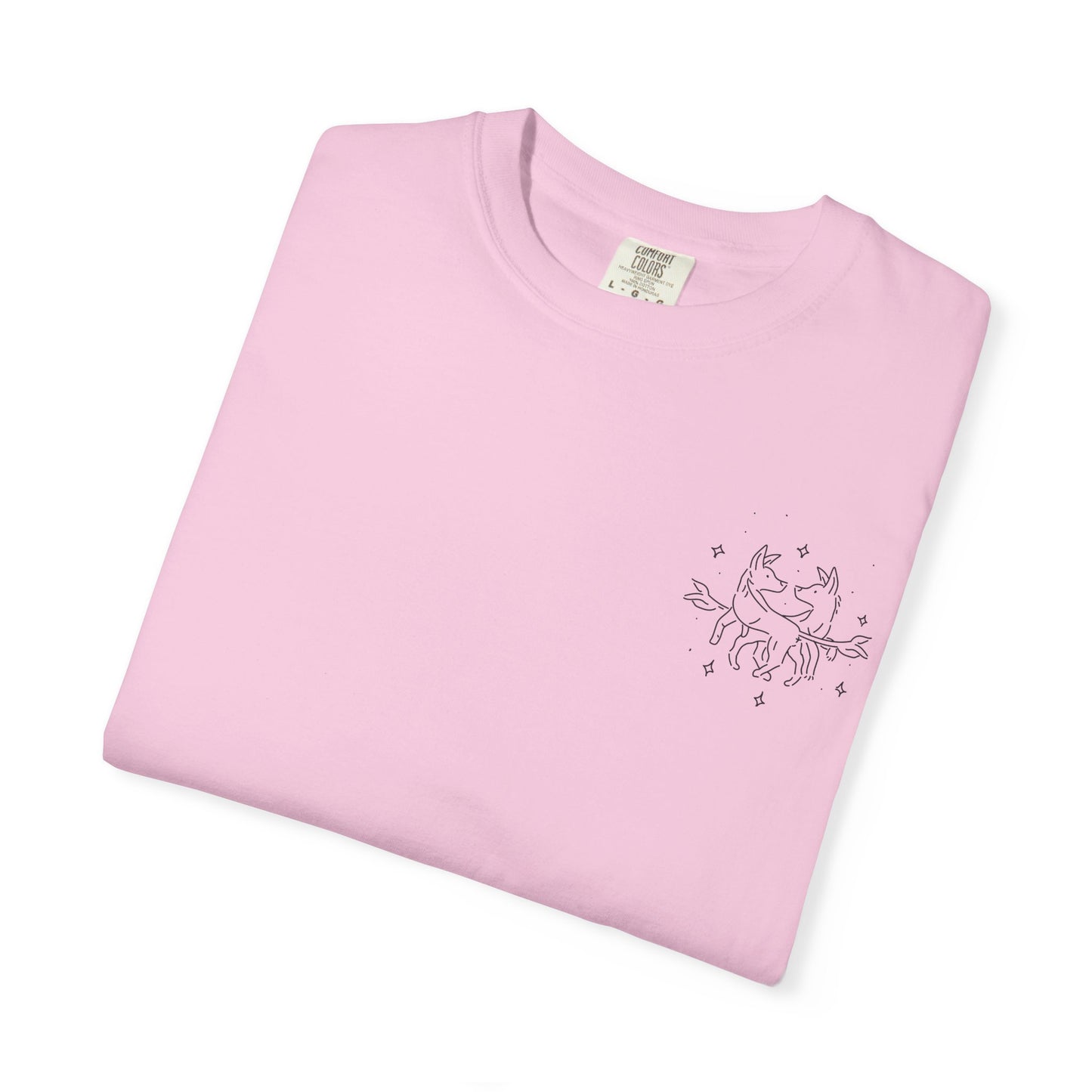 Gemini Dog Zodiac Comfort Colors T-Shirt