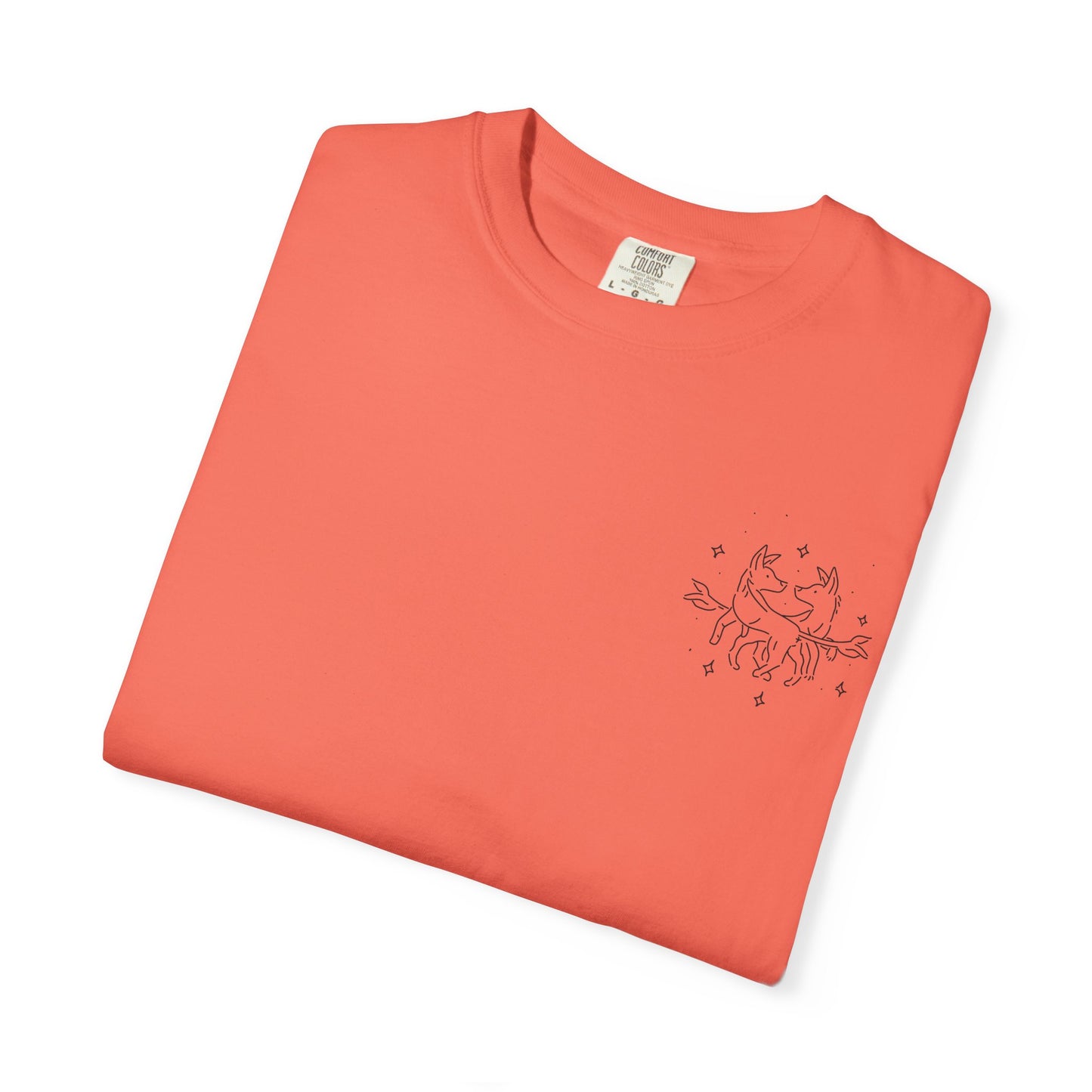 Gemini Dog Zodiac Comfort Colors T-Shirt