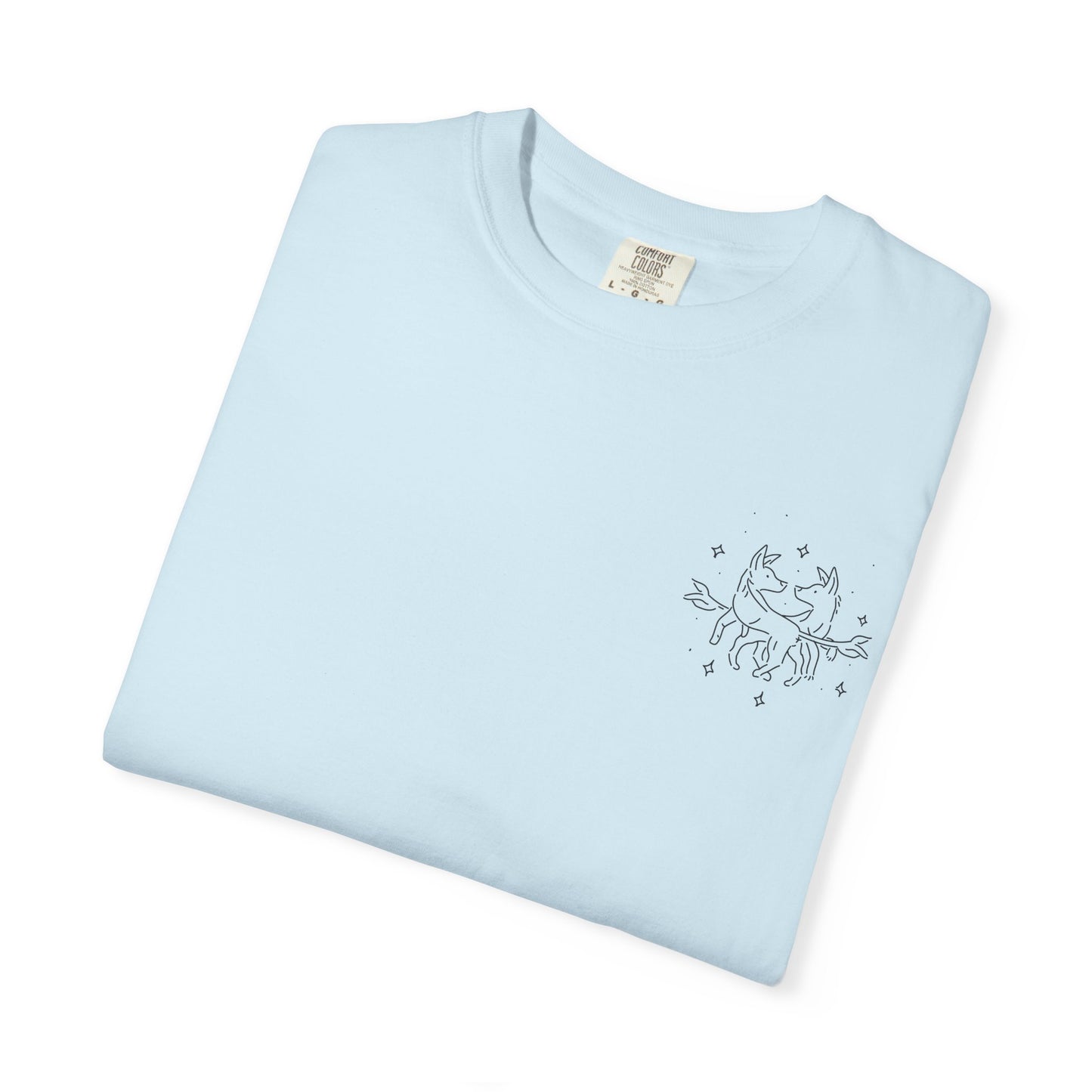 Gemini Dog Zodiac Comfort Colors T-Shirt