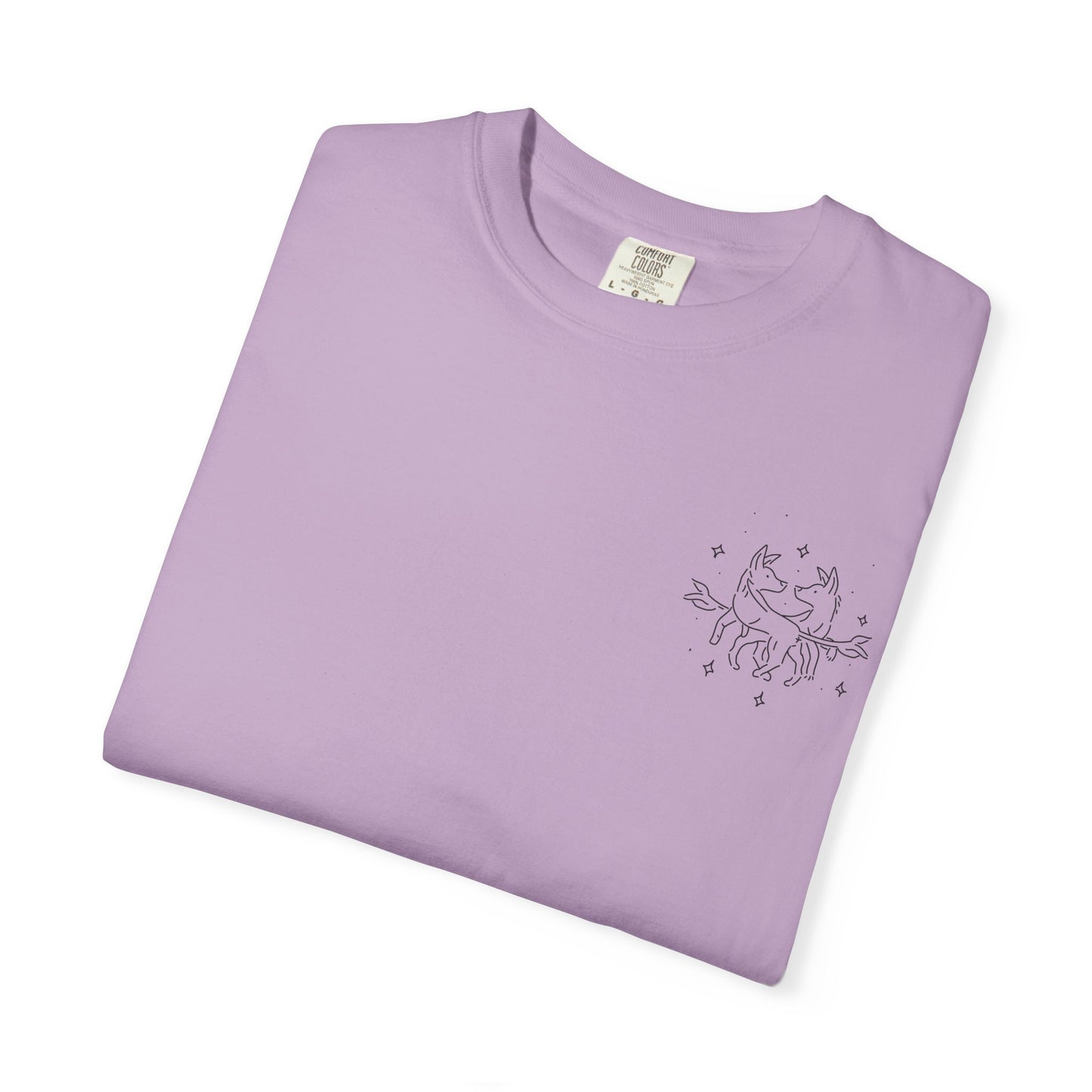 Gemini Dog Zodiac Comfort Colors T-Shirt
